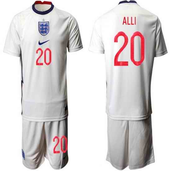 Mens England Short Soccer Jerseys 007